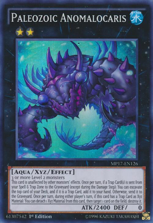Paleozoic Anomalocaris MP17-EN126 card from 2017 Mega-Tins Mega Pack
