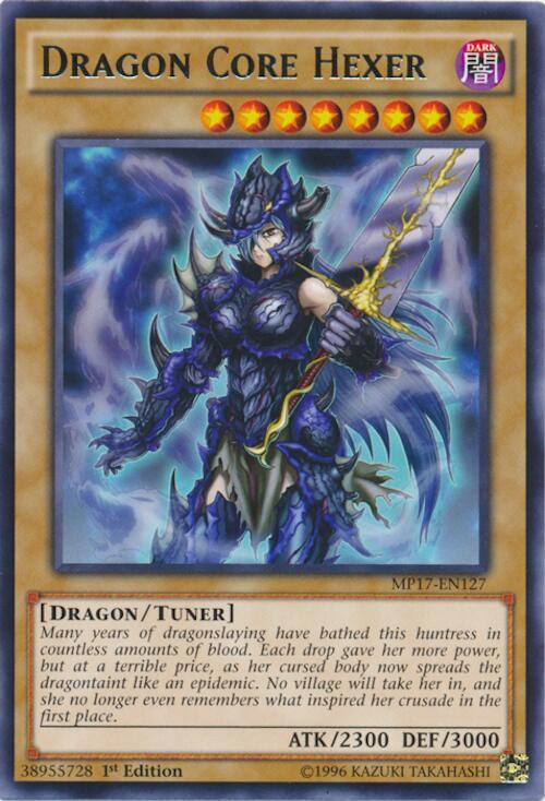 Dragon Core Hexer MP17-EN127 card from 2017 Mega-Tins Mega Pack
