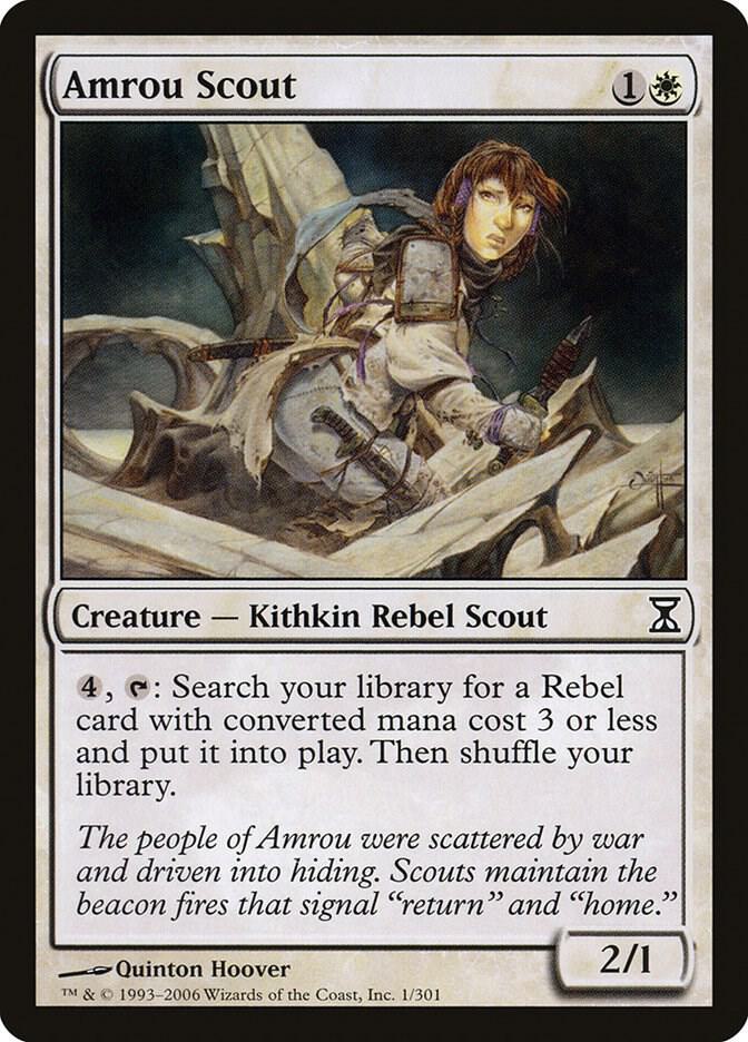 Amrou Scout 1 card from Time Spiral