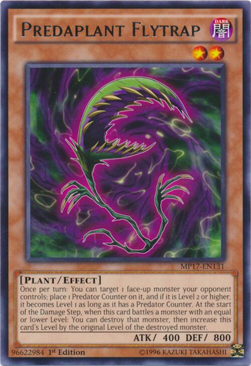 Predaplant Flytrap MP17-EN131 card from 2017 Mega-Tins Mega Pack