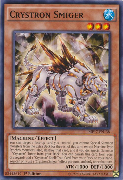 Crystron Smiger MP17-EN138 card from 2017 Mega-Tins Mega Pack