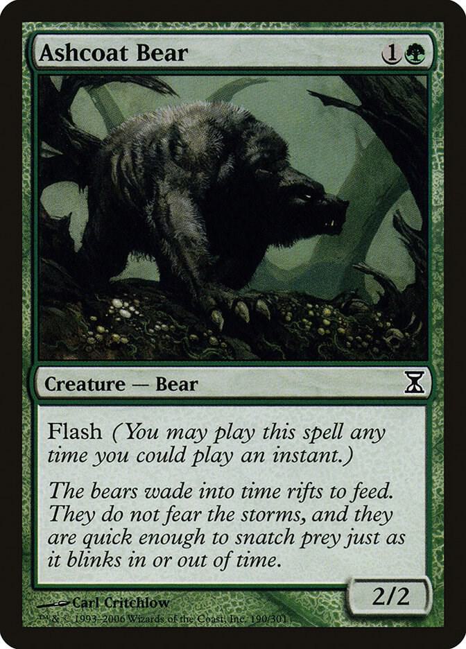 Ashcoat Bear 190 card from Time Spiral