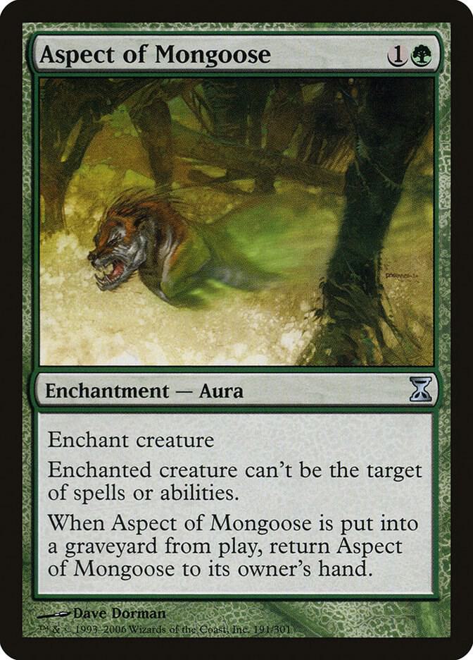 Aspect of Mongoose 191 card from Time Spiral