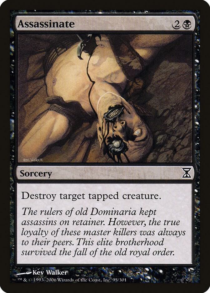Assassinate 95 card from Time Spiral