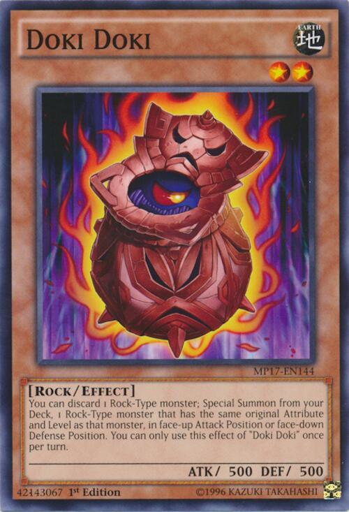 Doki Doki MP17-EN144 card from 2017 Mega-Tins Mega Pack