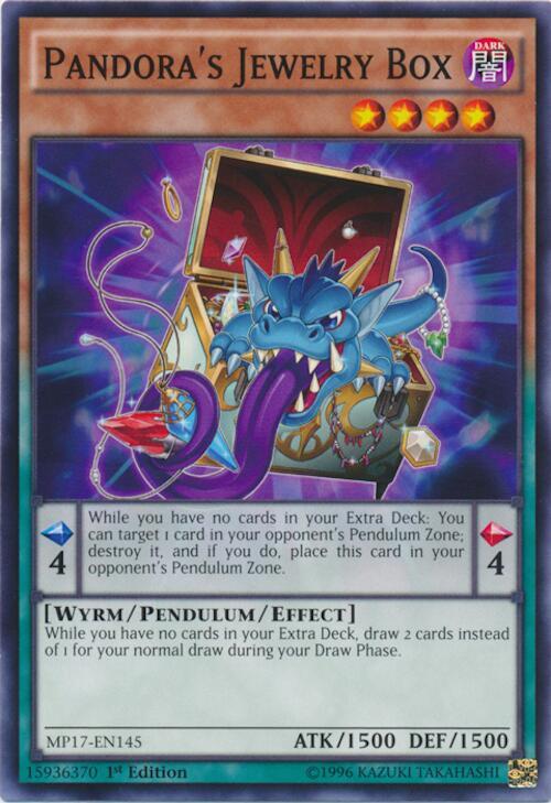 Pandora's Jewelry Box MP17-EN145 card from 2017 Mega-Tins Mega Pack