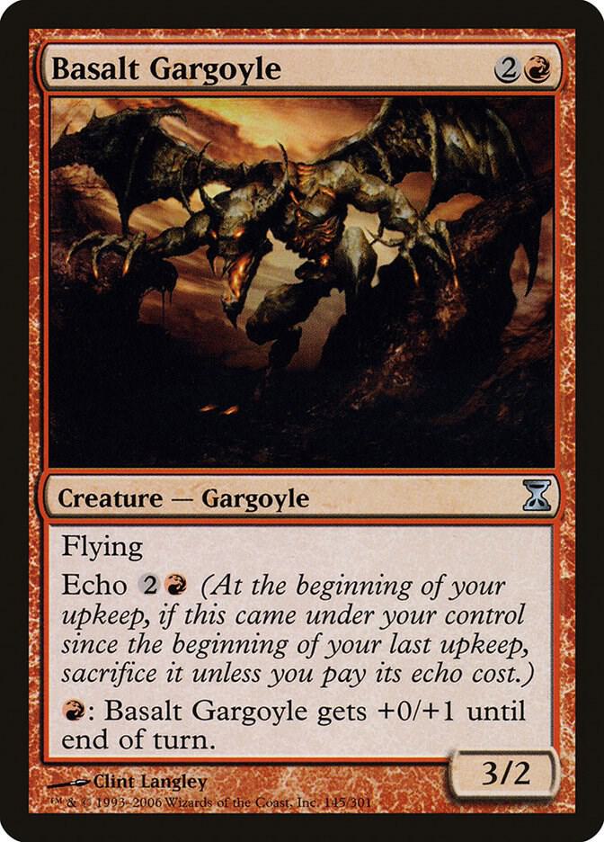 Basalt Gargoyle 145 card from Time Spiral