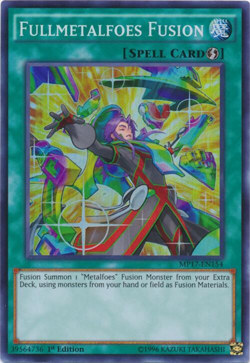Fullmetalfoes Fusion MP17-EN154 card from 2017 Mega-Tins Mega Pack