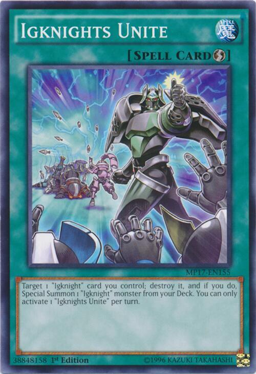 Igknights Unite MP17-EN155 card from 2017 Mega-Tins Mega Pack