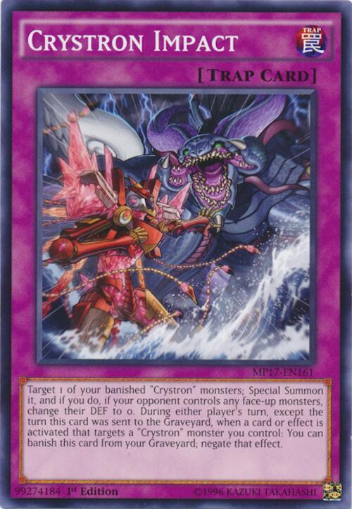 Crystron Impact MP17-EN161 card from 2017 Mega-Tins Mega Pack
