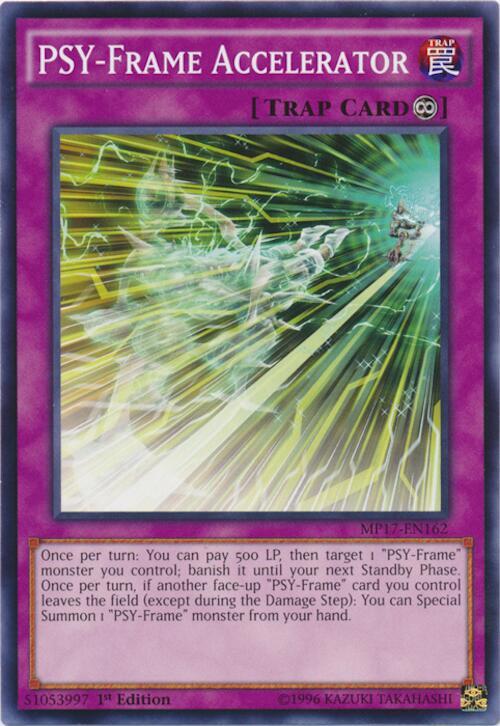PSY-Frame Accelerator MP17-EN162 card from 2017 Mega-Tins Mega Pack