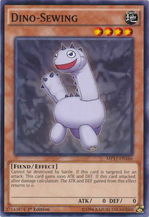 Dino-Sewing MP17-EN166 card from 2017 Mega-Tins Mega Pack