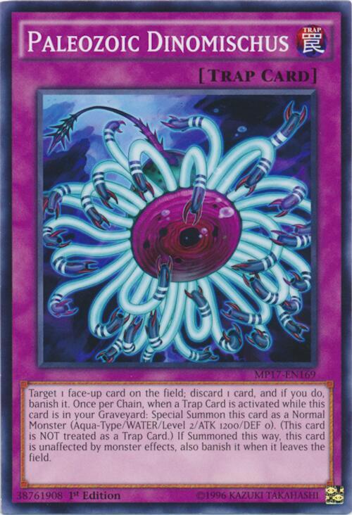 Paleozoic Dinomischus MP17-EN169 card from 2017 Mega-Tins Mega Pack
