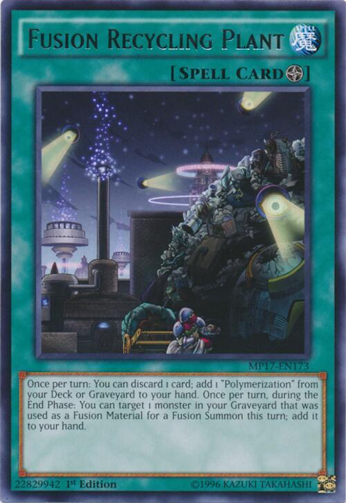 Fusion Recycling Plant MP17-EN173 card from 2017 Mega-Tins Mega Pack