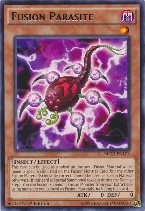 Fusion Parasite MP17-EN177 card from 2017 Mega-Tins Mega Pack