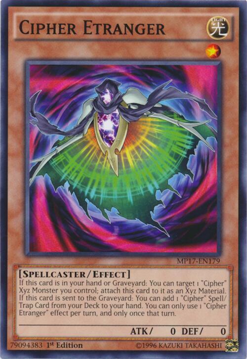 Cipher Etranger MP17-EN179 card from 2017 Mega-Tins Mega Pack