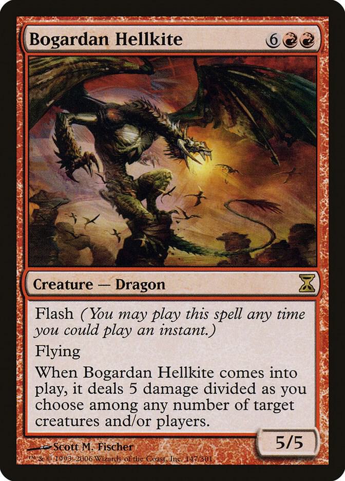 Bogardan Hellkite 147 card from Time Spiral