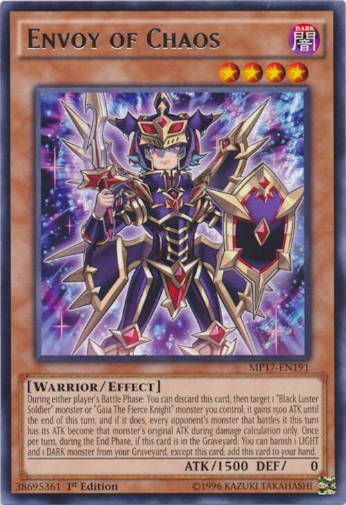 Envoy of Chaos MP17-EN191 card from 2017 Mega-Tins Mega Pack