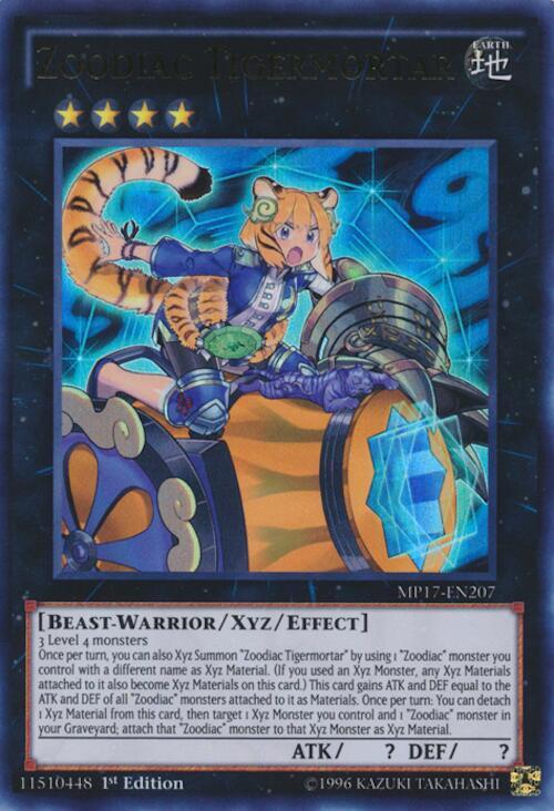 Zoodiac Tigermortar MP17-EN207 card from 2017 Mega-Tins Mega Pack