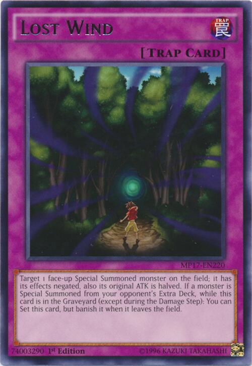 Lost Wind MP17-EN220 card from 2017 Mega-Tins Mega Pack
