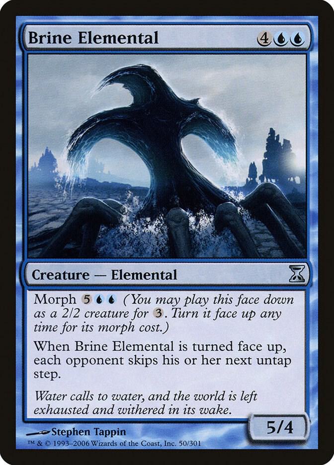 Brine Elemental 50 card from Time Spiral