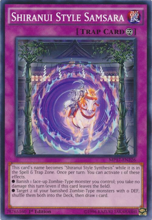 Shiranui Style Samsara MP17-EN226 card from 2017 Mega-Tins Mega Pack