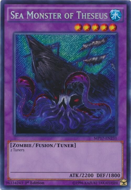 Sea Monster of Theseus MP17-EN231 card from 2017 Mega-Tins Mega Pack