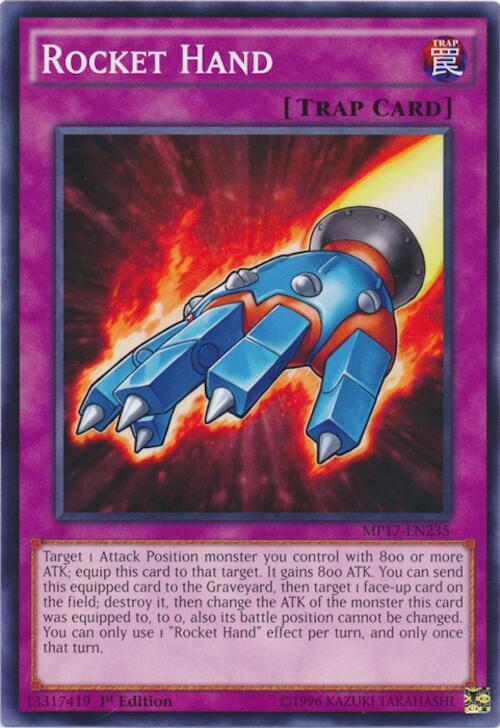 Rocket Hand MP17-EN235 card from 2017 Mega-Tins Mega Pack