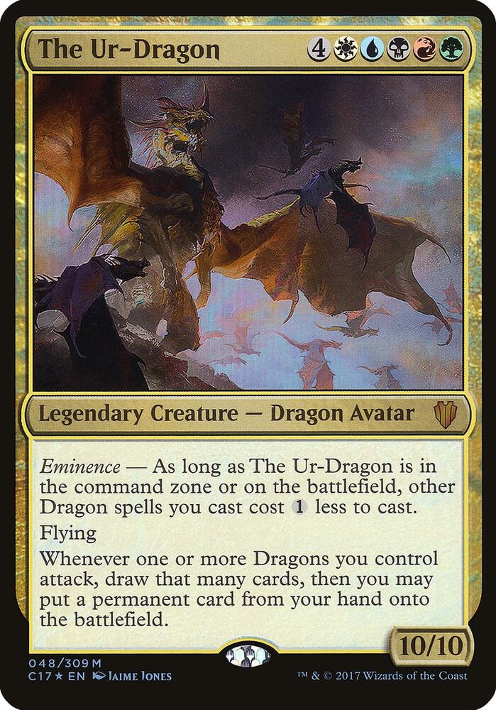 The Ur-Dragon (Commander 2017) 48 card from Oversize Cards
