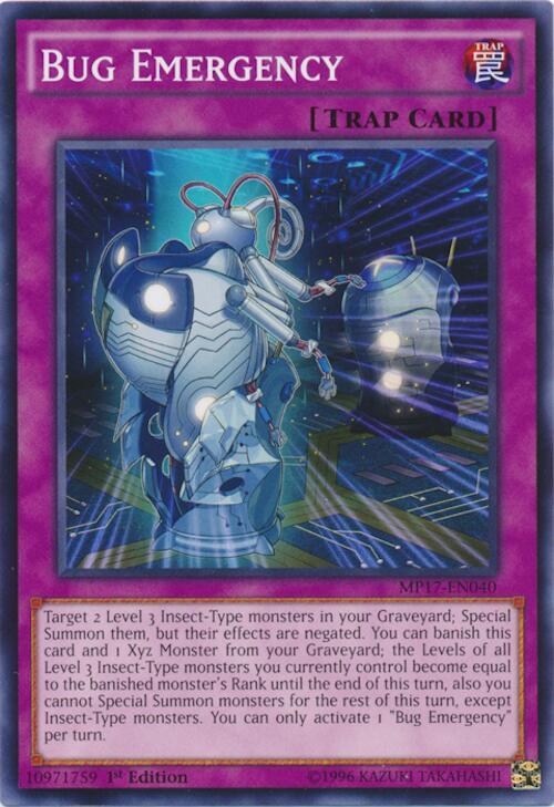 Bug Emergency MP17-EN040 card from 2017 Mega-Tins Mega Pack