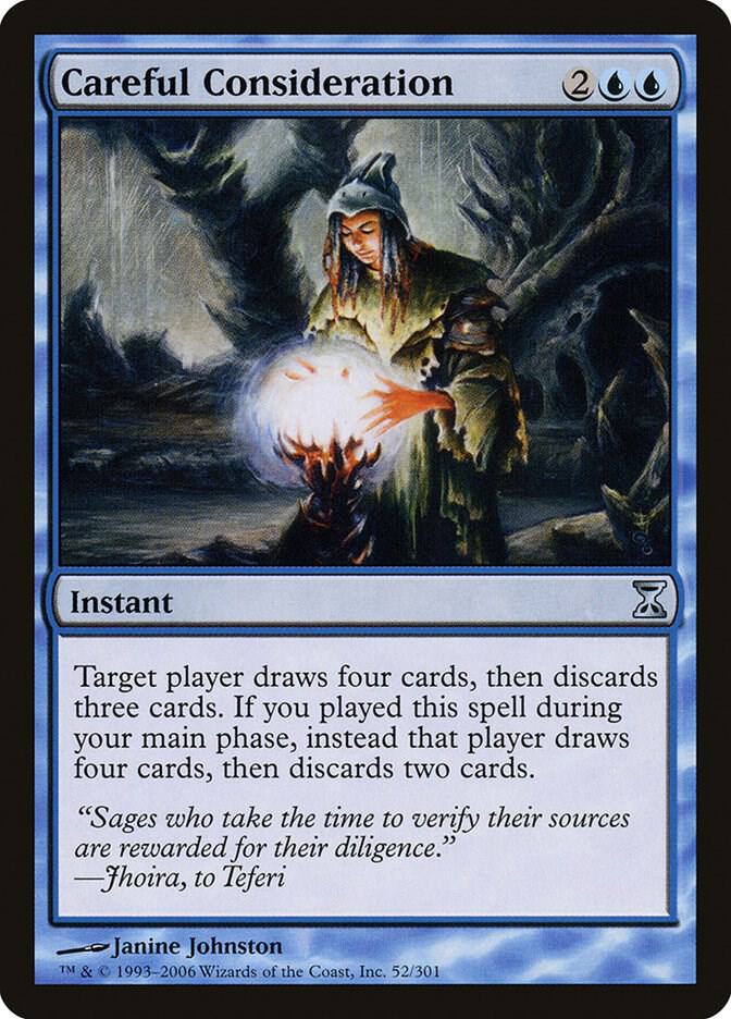Careful Consideration 52 card from Time Spiral