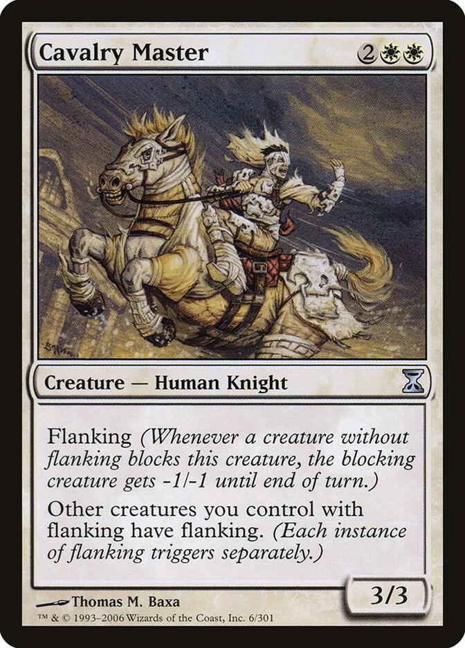 Cavalry Master 6 card from Time Spiral