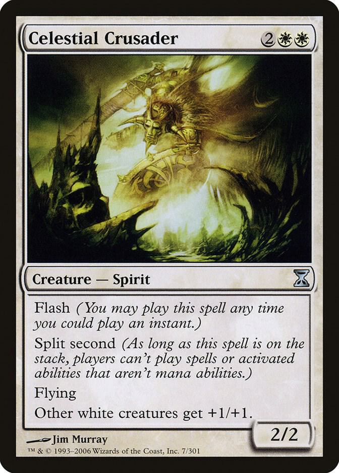 Celestial Crusader 7 card from Time Spiral
