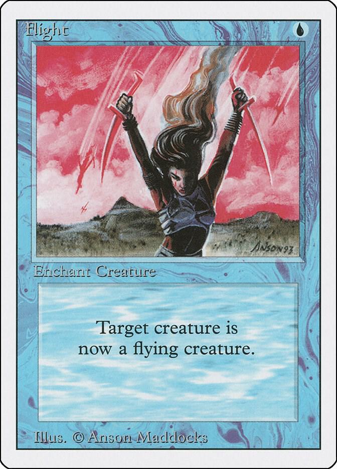 Flight card from Revised Edition