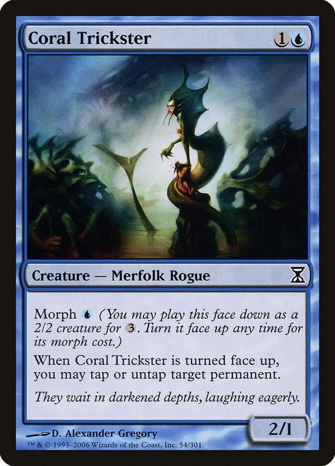 Coral Trickster 54 card from Time Spiral