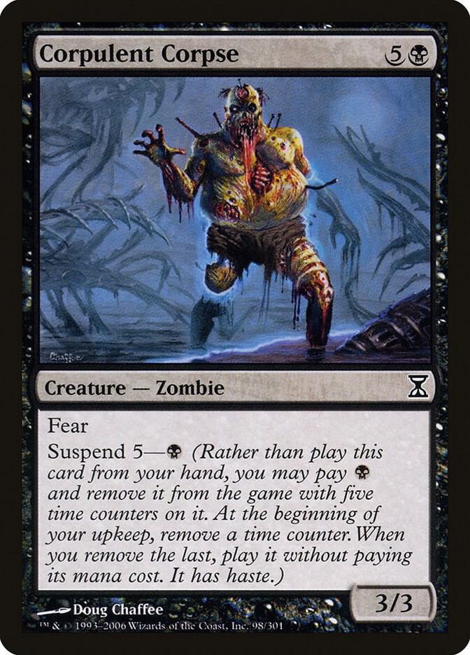 Corpulent Corpse 98 card from Time Spiral