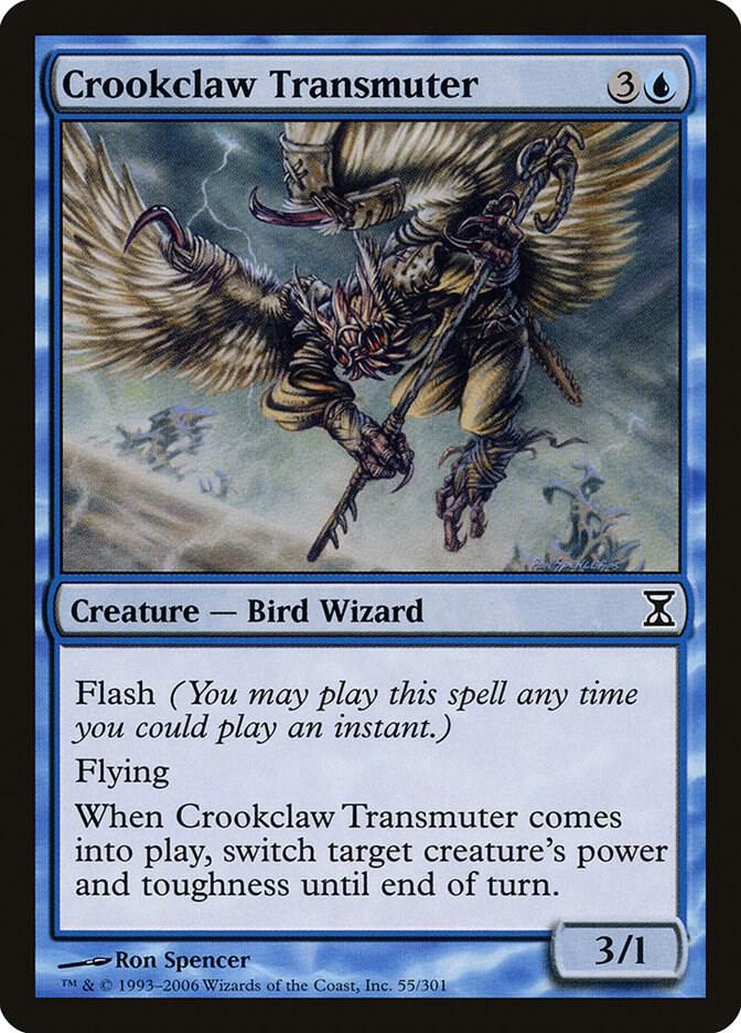 Crookclaw Transmuter 55 card from Time Spiral
