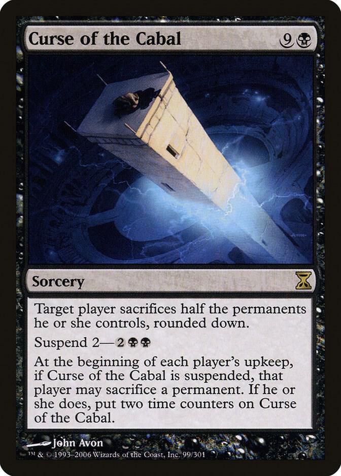 Curse of the Cabal 99 card from Time Spiral