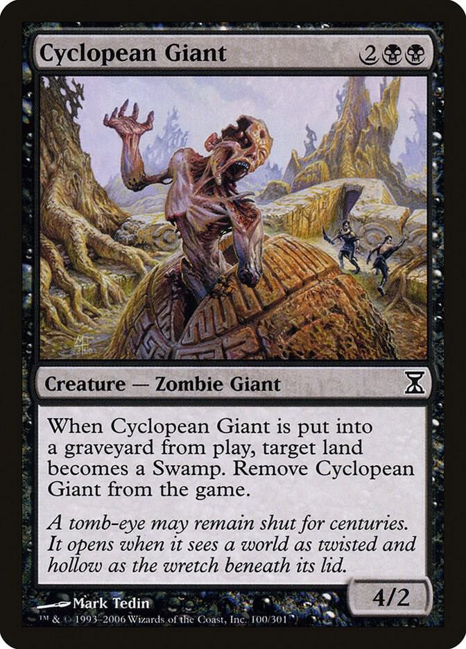 Cyclopean Giant 100 card from Time Spiral