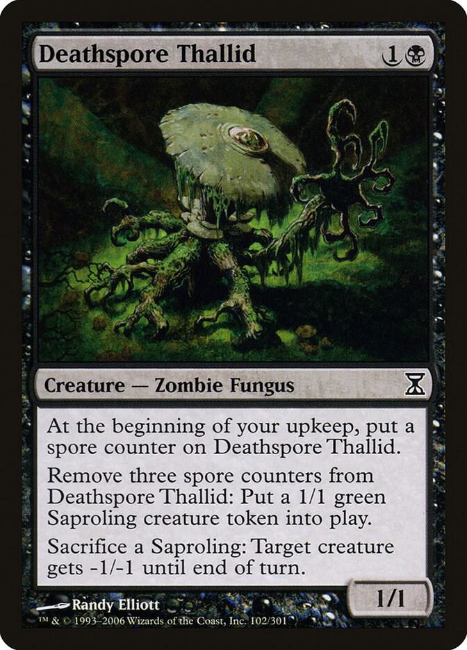 Deathspore Thallid 102 card from Time Spiral