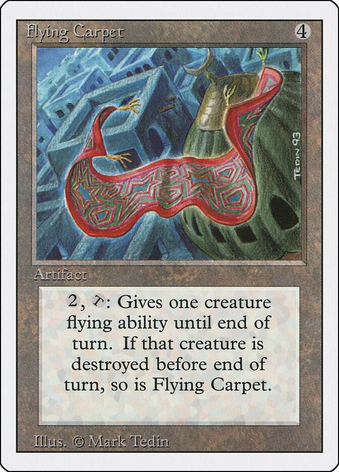 Flying Carpet card from Revised Edition