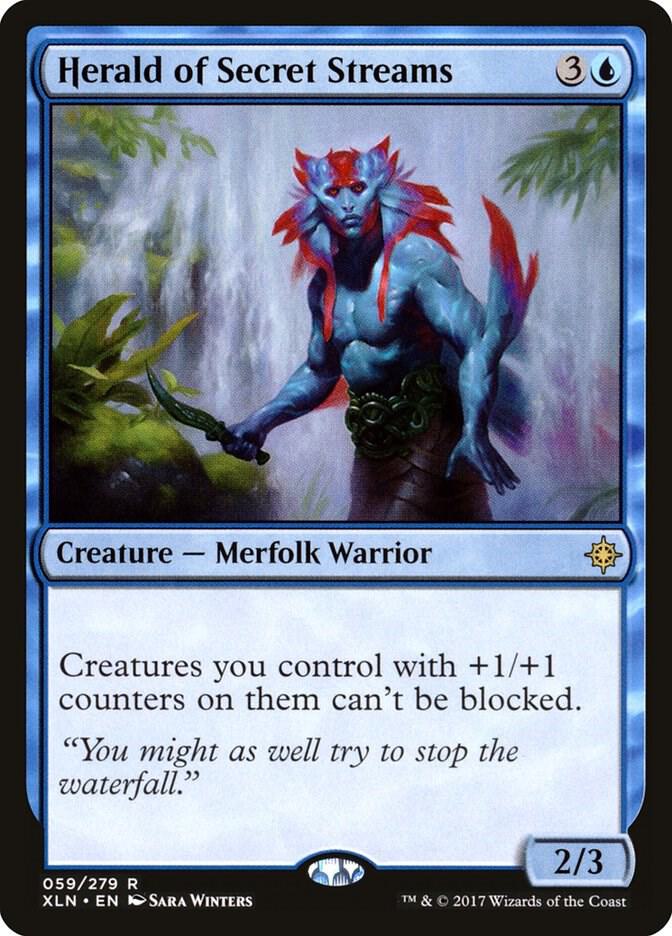 Herald of Secret Streams 59 card from Ixalan