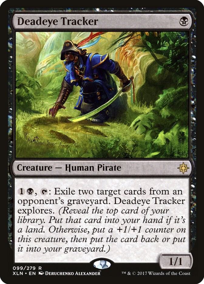 Deadeye Tracker 99 card from Ixalan
