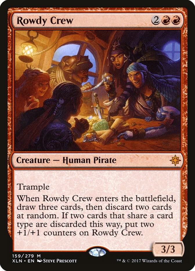 Rowdy Crew 159 card from Ixalan