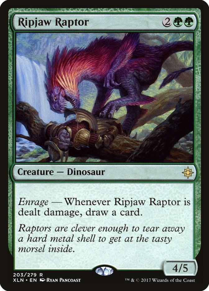 Ripjaw Raptor 203 card from Ixalan