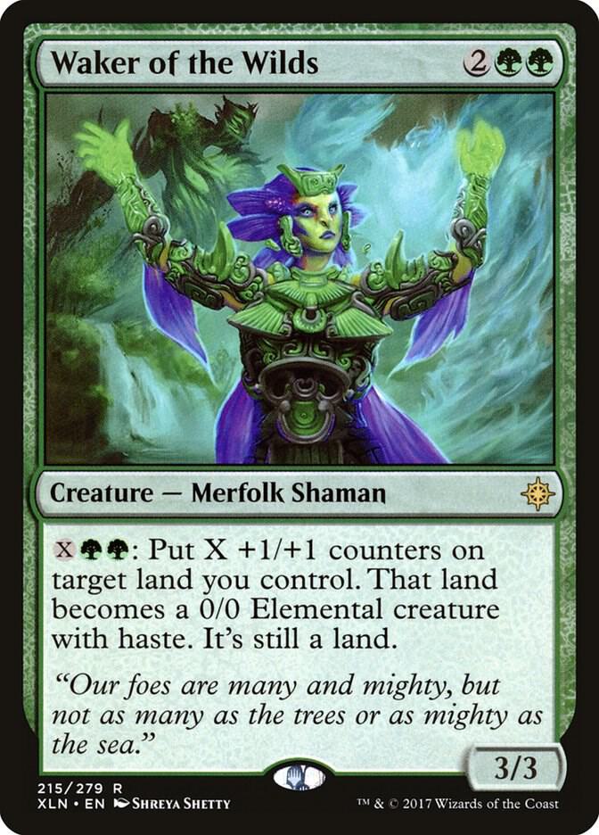 Waker of the Wilds 215 card from Ixalan