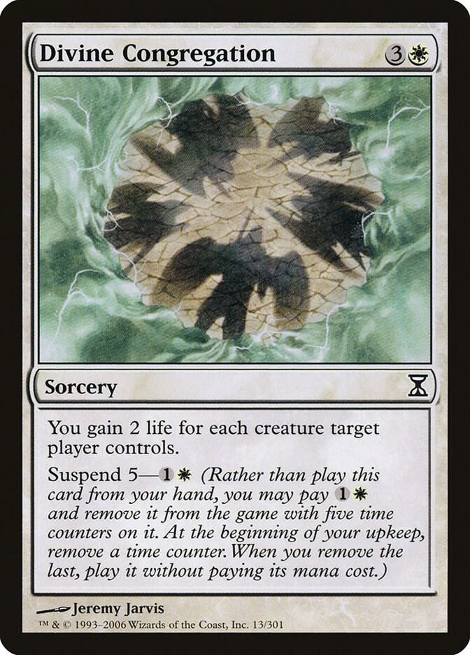 Divine Congregation 13 card from Time Spiral