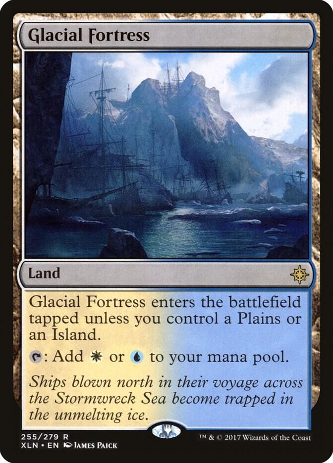 Glacial Fortress 255 card from Ixalan