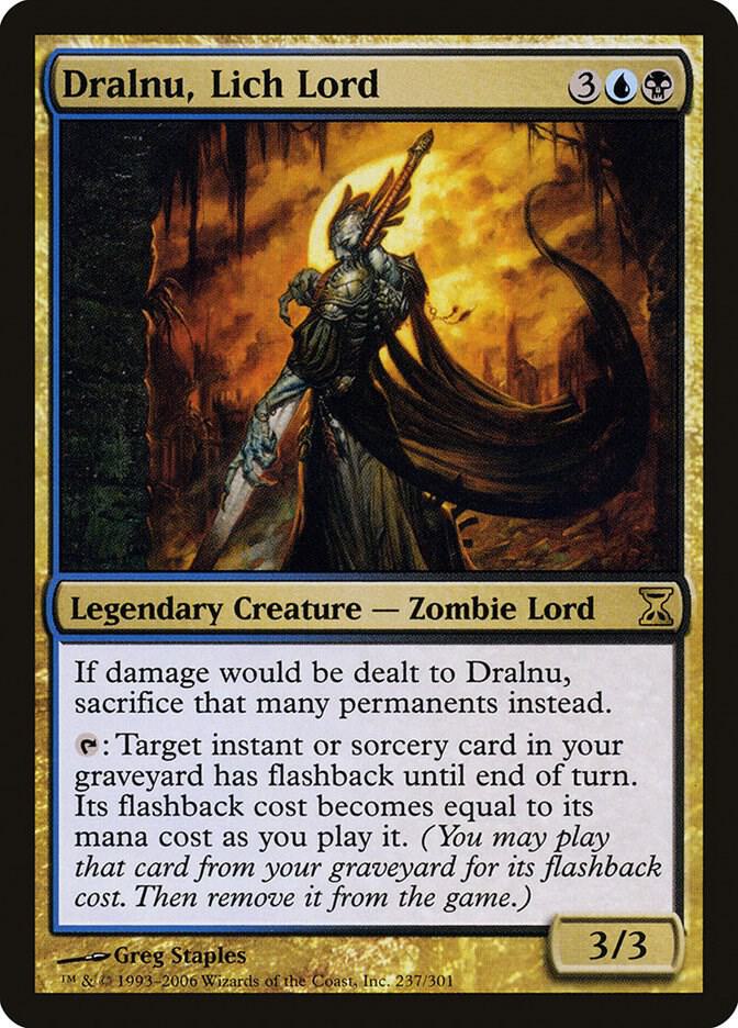 Dralnu, Lich Lord 237 card from Time Spiral