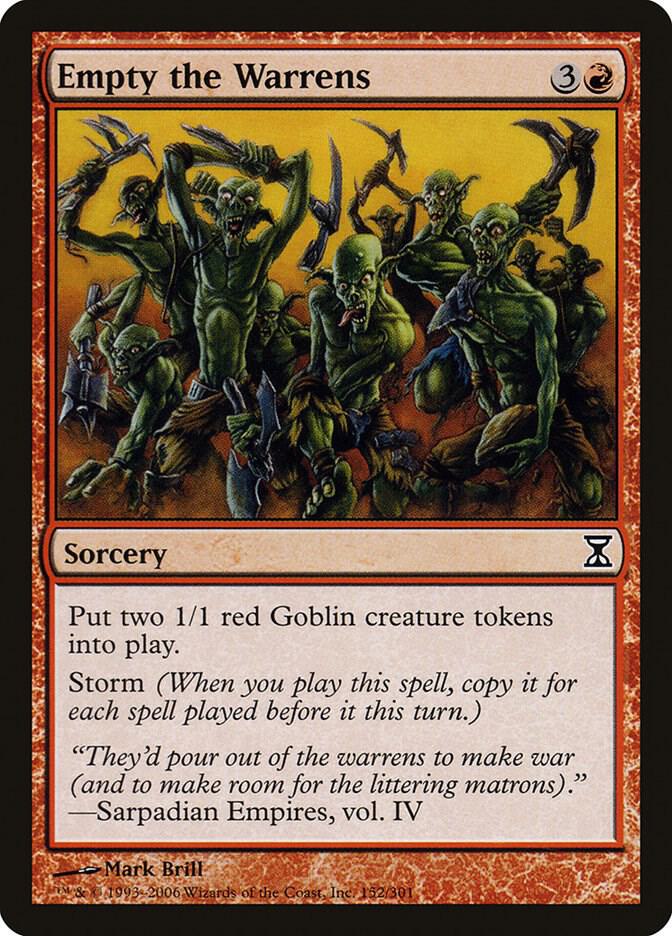 Empty the Warrens 152 card from Time Spiral
